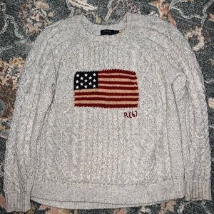 Polo Ralph Lauren American flag sweater
